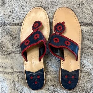 Jack Rogers Women's Sandals in Navy and Red